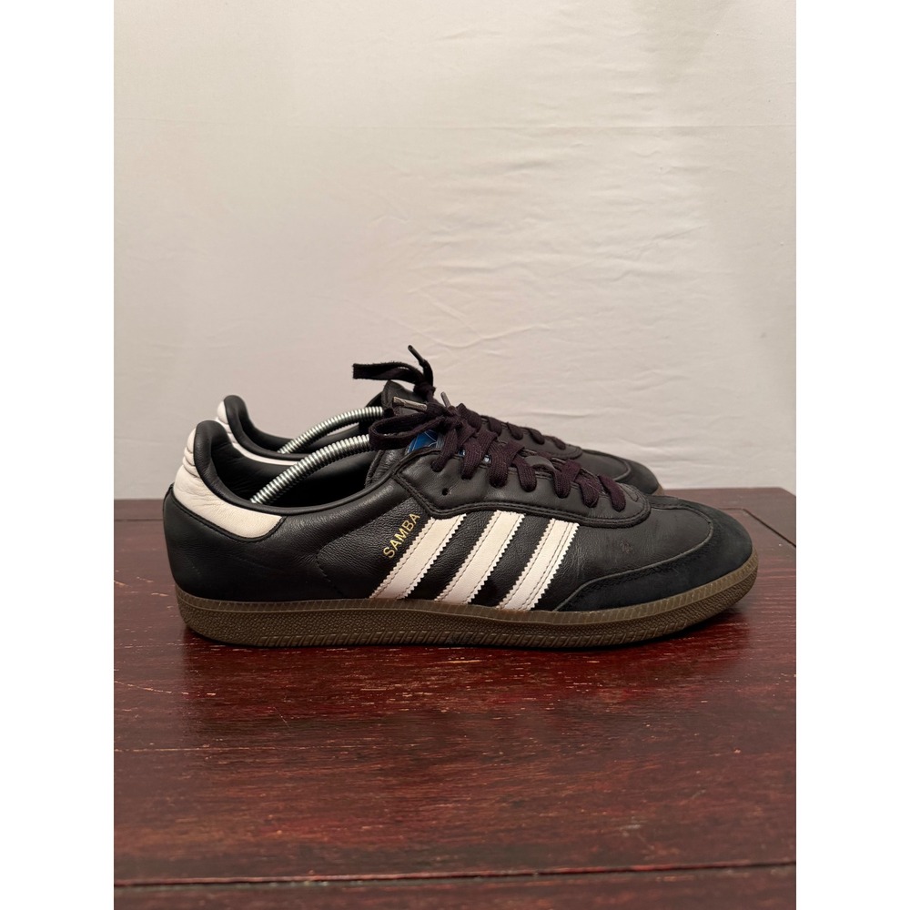 Adidas Samba OG Sneakers Classic Core Black White Size 12 Men's